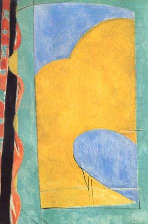 The Yellow Curtain,, Henri Matisse